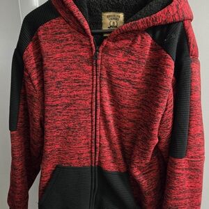 Brooklyn Laundry Red and Black Men's Hoodie